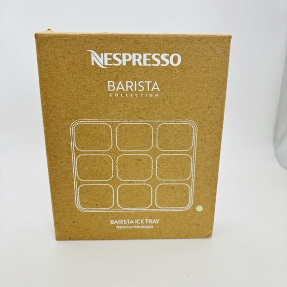 Nespresso Barista Ice Cube Tray Pistachio Silicone New In Box. - Picture 12 of 12